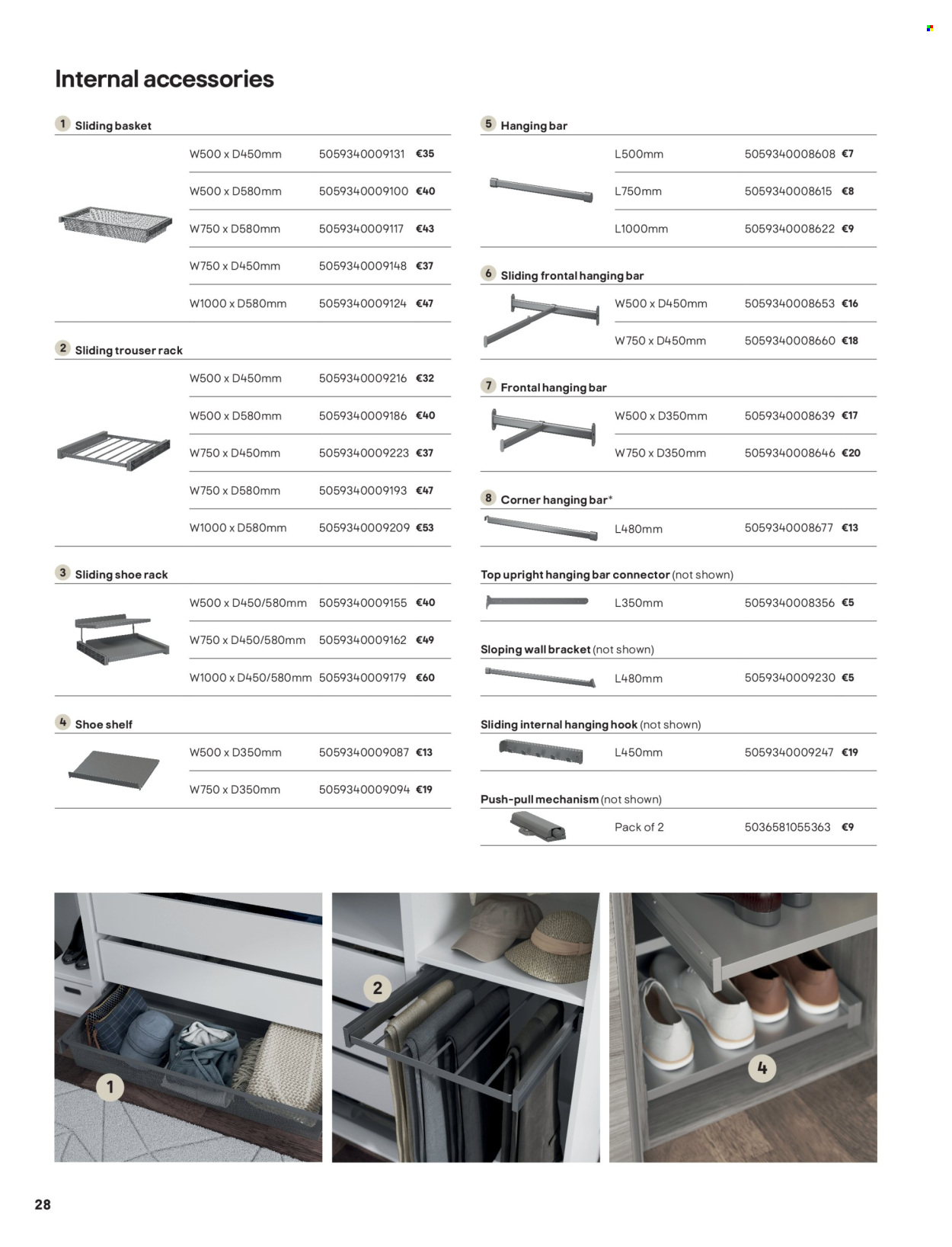 thumbnail - B&Q offer  - Sales products - shelves, shoe rack. Page 28.