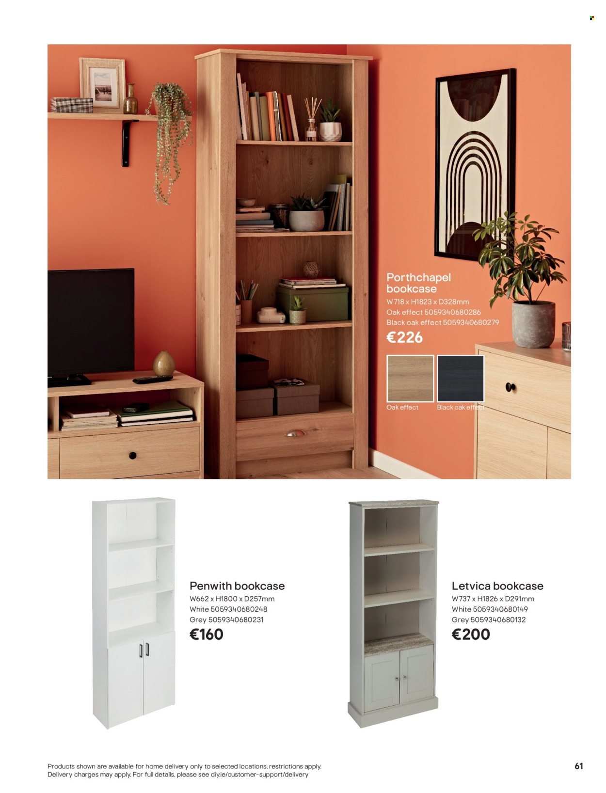 thumbnail - B&Q offer  - Sales products - bookcase. Page 61.