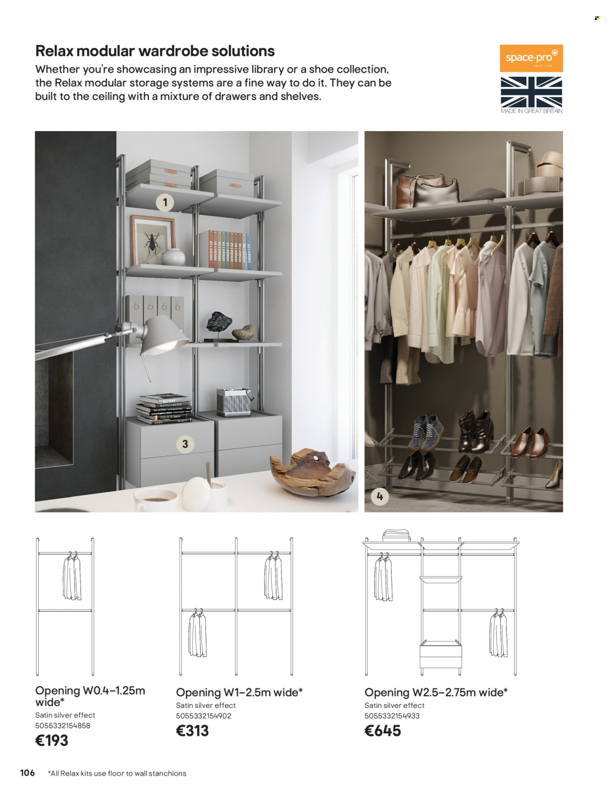 thumbnail - B&Q offer  - Sales products - shelves, wardrobe. Page 106.