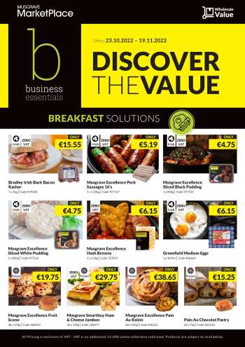MUSGRAVE Market Place offer  - 23.10.2022 - 19.11.2022.