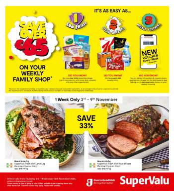 SuperValu offer  - 03.11.2022 - 09.11.2022.