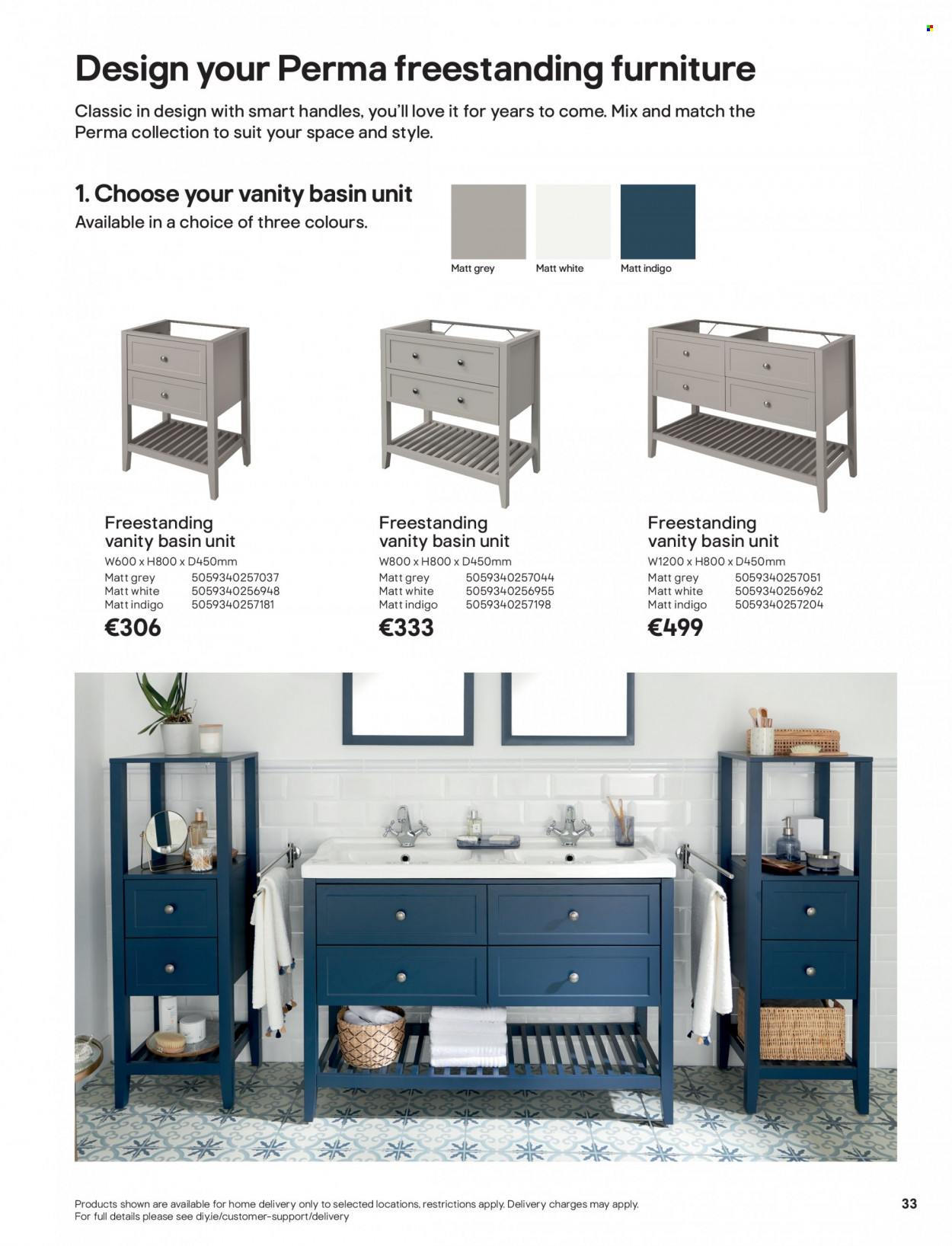 thumbnail - B&Q offer  - Sales products - vanity. Page 33.