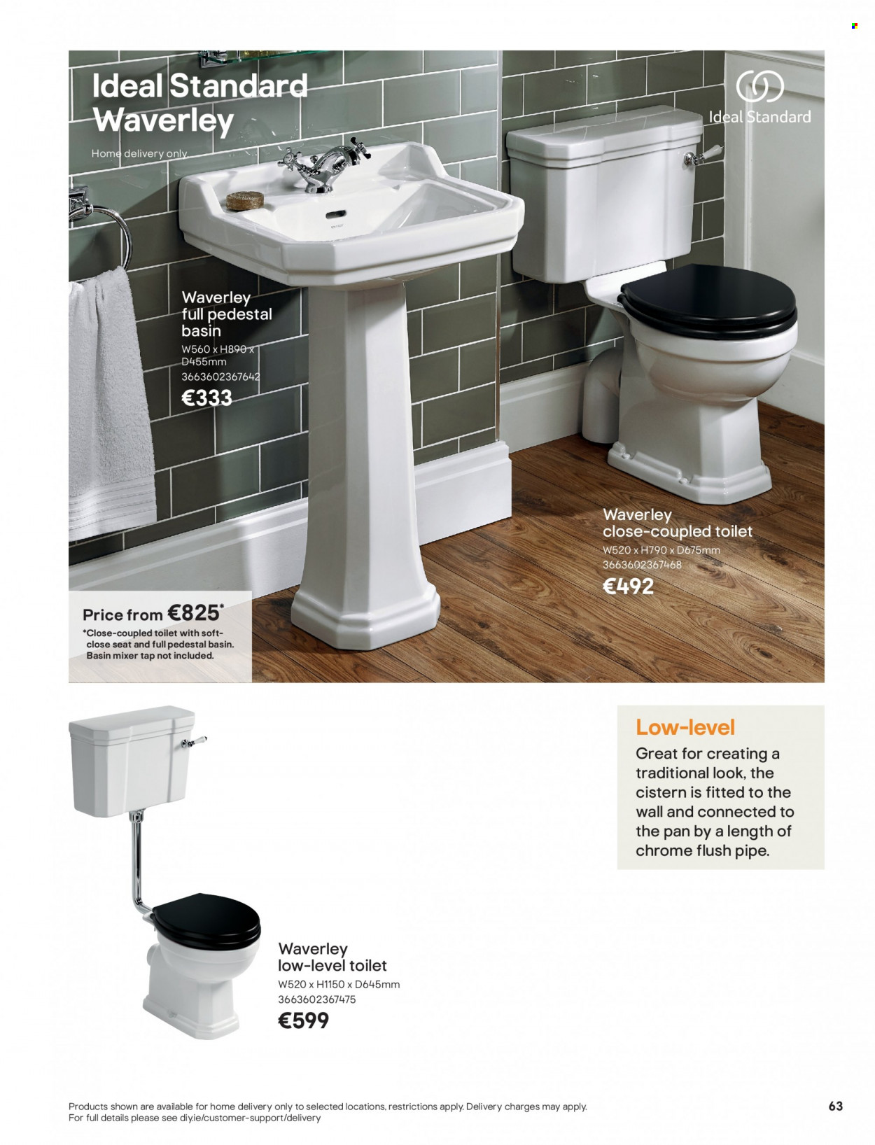 thumbnail - B&Q offer  - Sales products - toilet. Page 63.