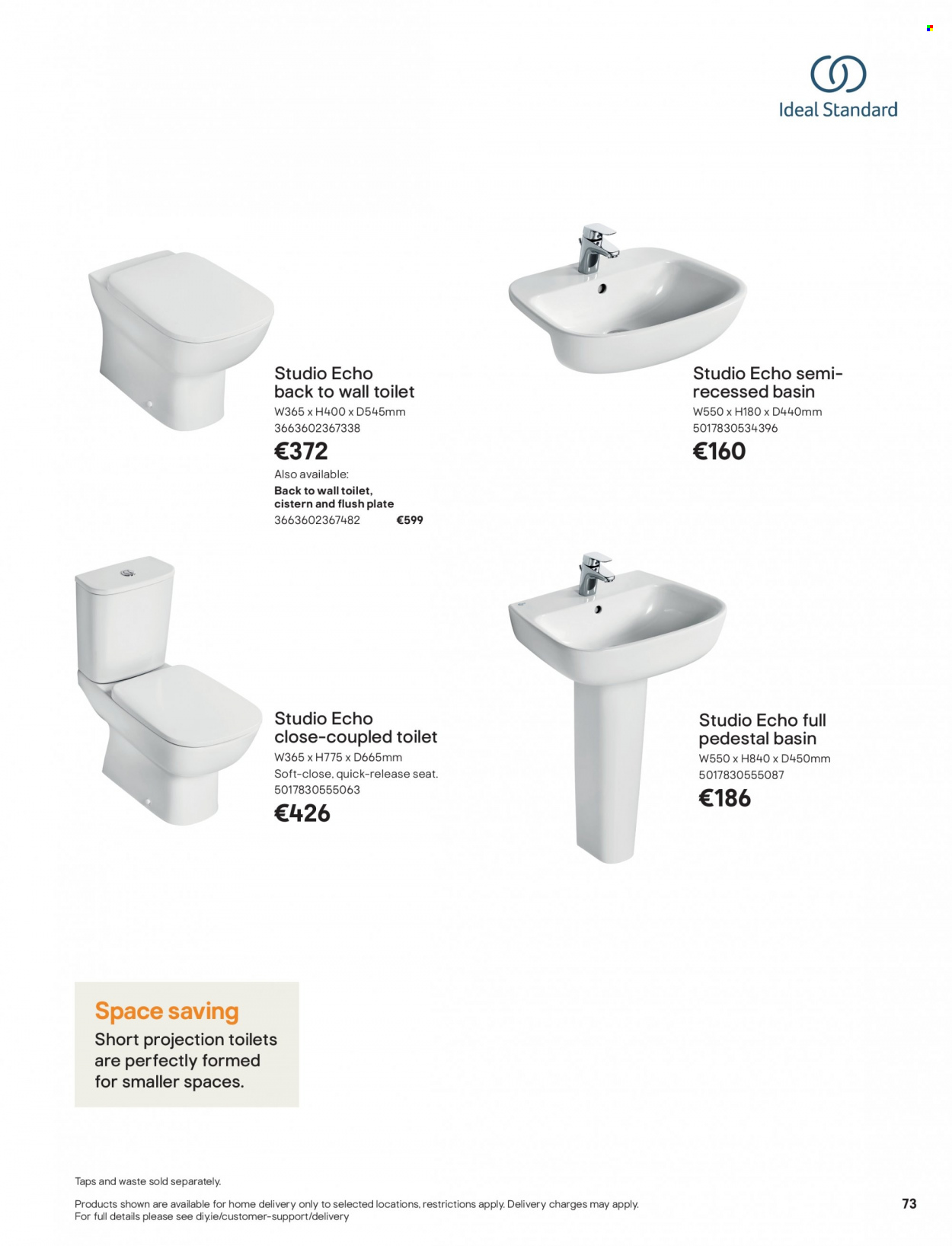 thumbnail - B&Q offer  - Sales products - toilet. Page 73.