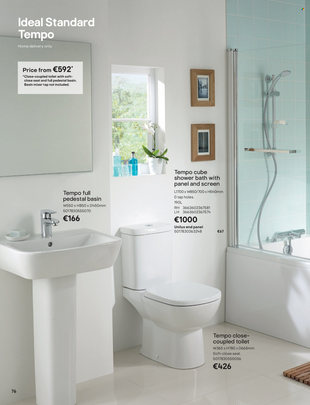 thumbnail - B&Q offer  - Sales products - toilet. Page 76.