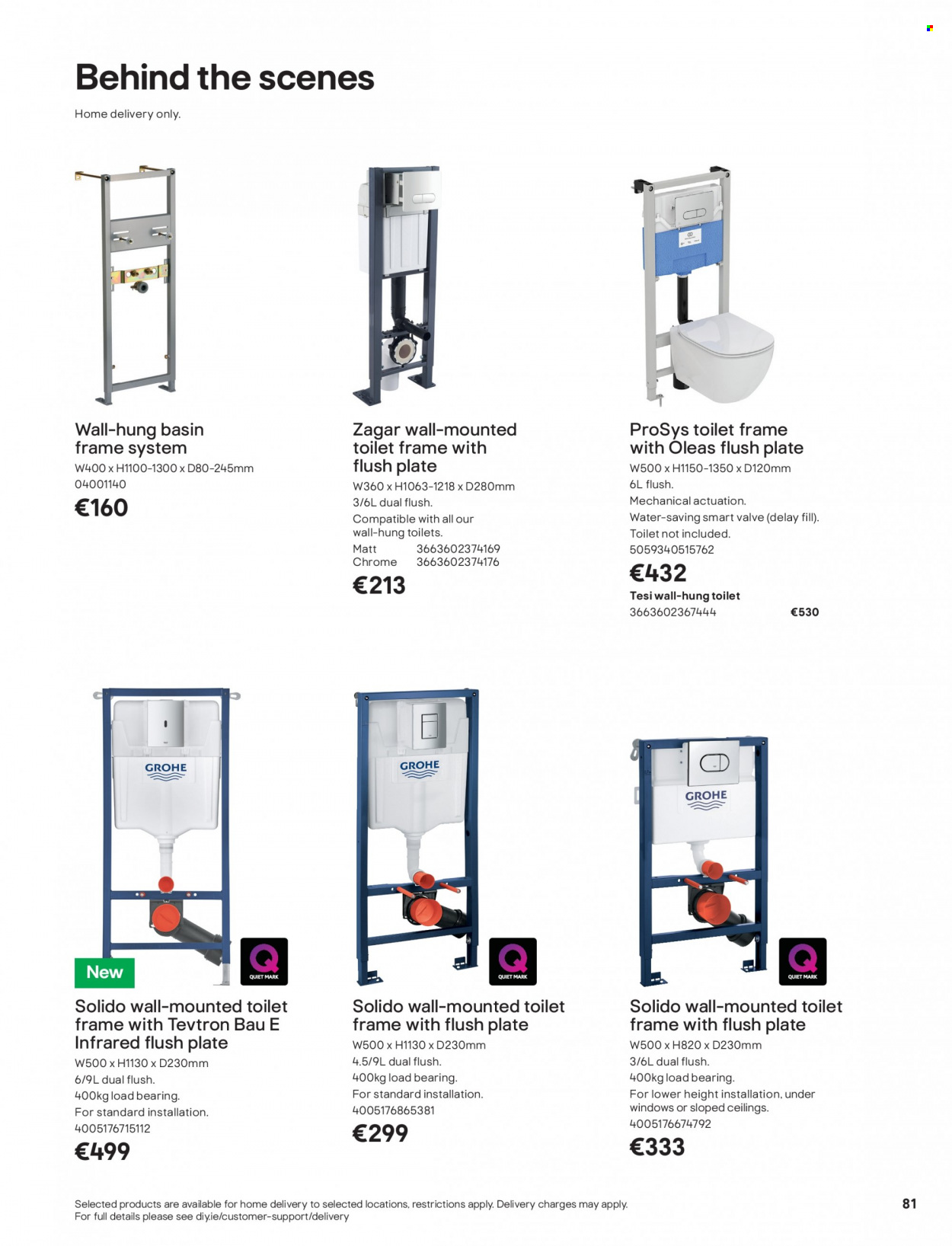 thumbnail - B&Q offer  - Sales products - toilet. Page 81.