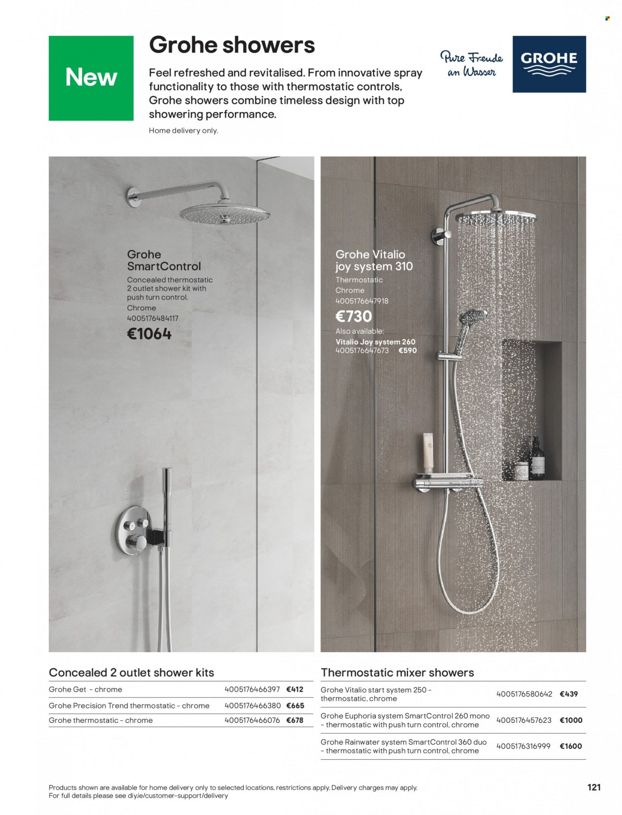 thumbnail - B&Q offer  - Sales products - Grohe. Page 121.