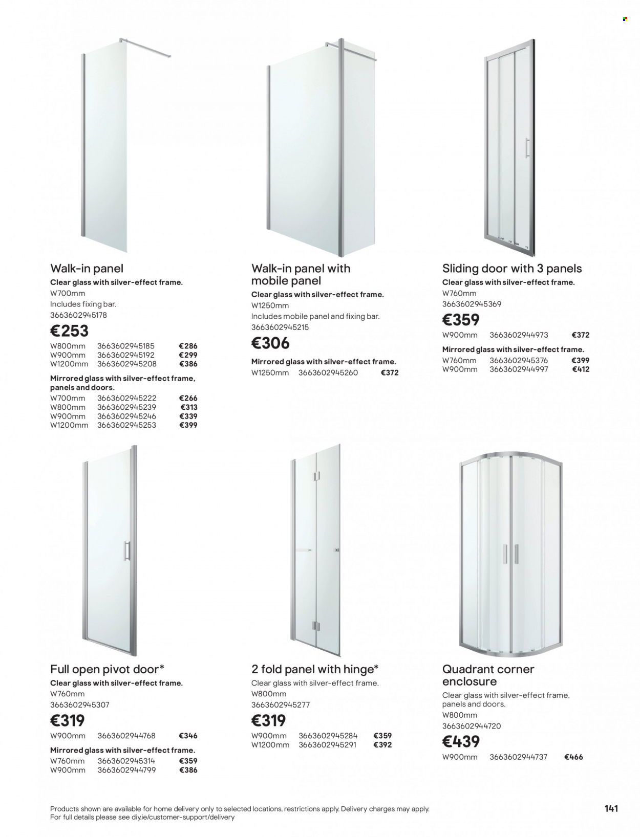 thumbnail - B&Q offer  - Sales products - sliding door. Page 141.
