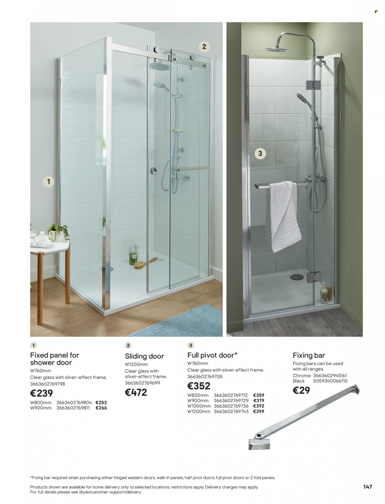thumbnail - B&Q offer  - Sales products - sliding door. Page 147.