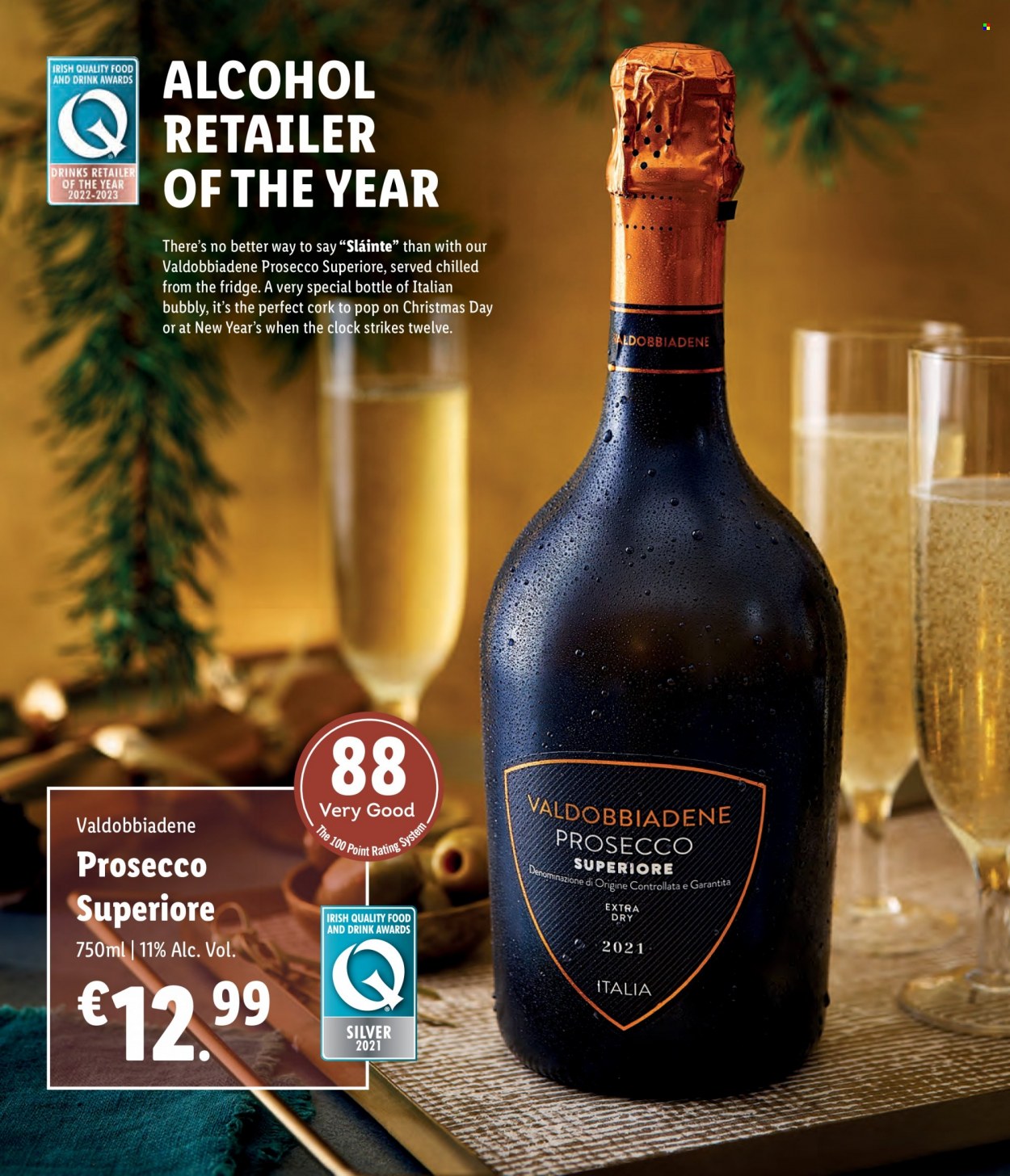 thumbnail - Lidl offer  - Sales products - prosecco, alcohol, clock. Page 56.