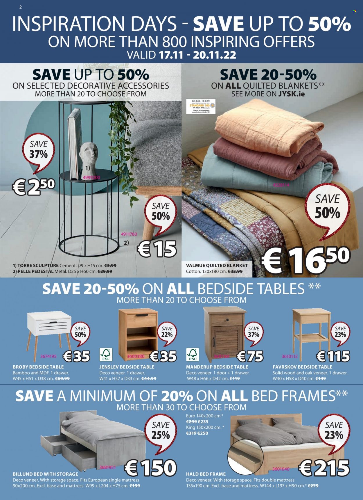 JYSK offer - 17.11.2022 - 30.11.2022. Page 2