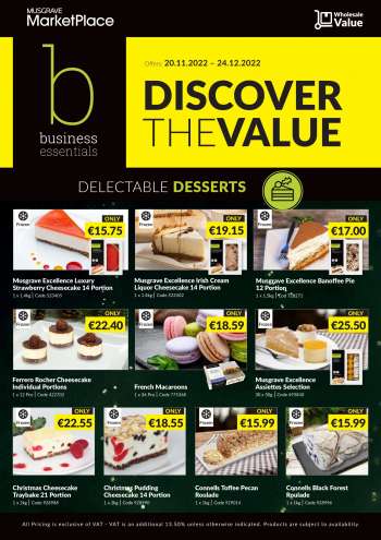 MUSGRAVE Market Place offer  - 20.11.2022 - 24.12.2022.