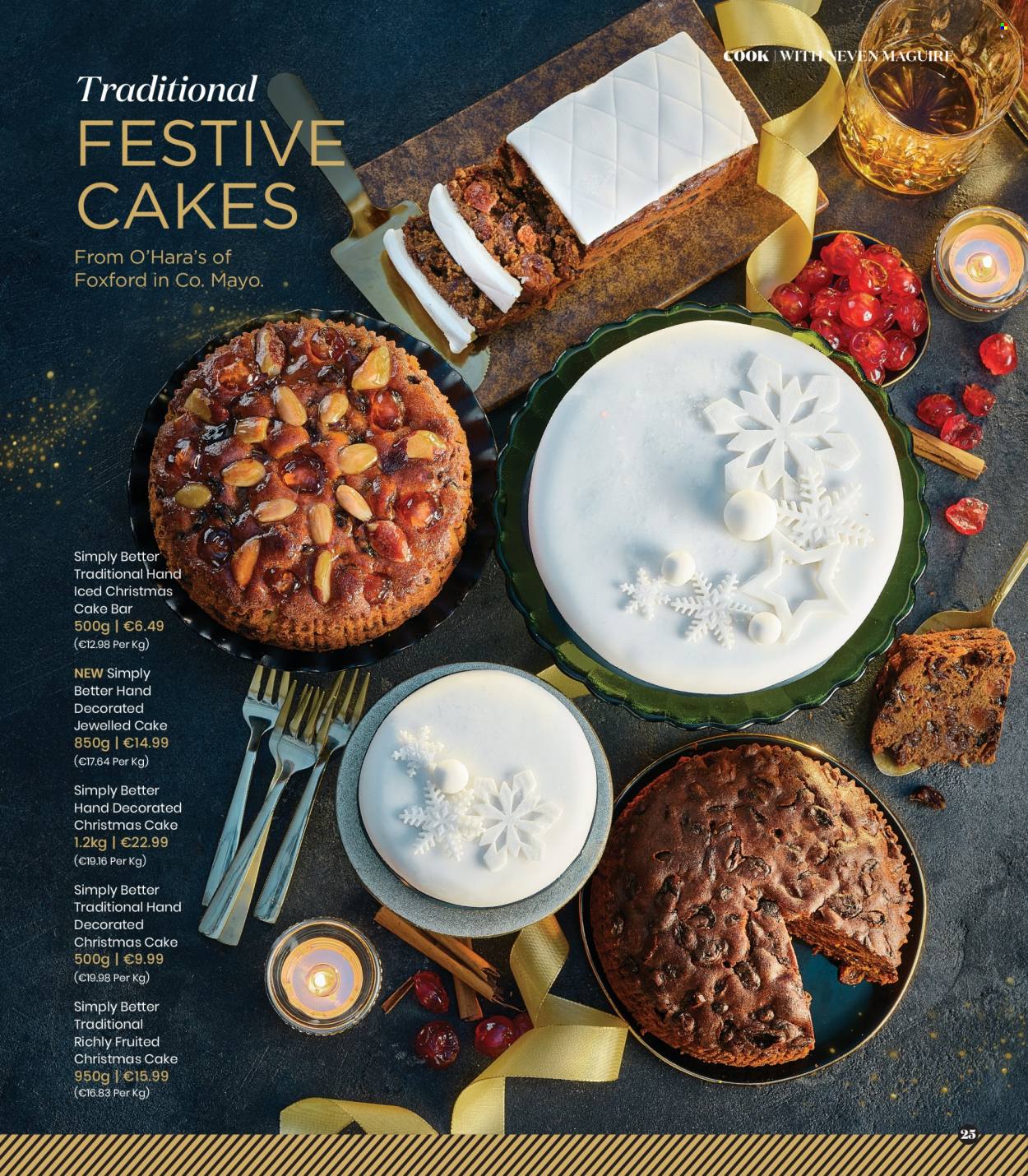 thumbnail - Dunnes Stores offer  - Sales products - cake, christmas cake, mayonnaise. Page 25.