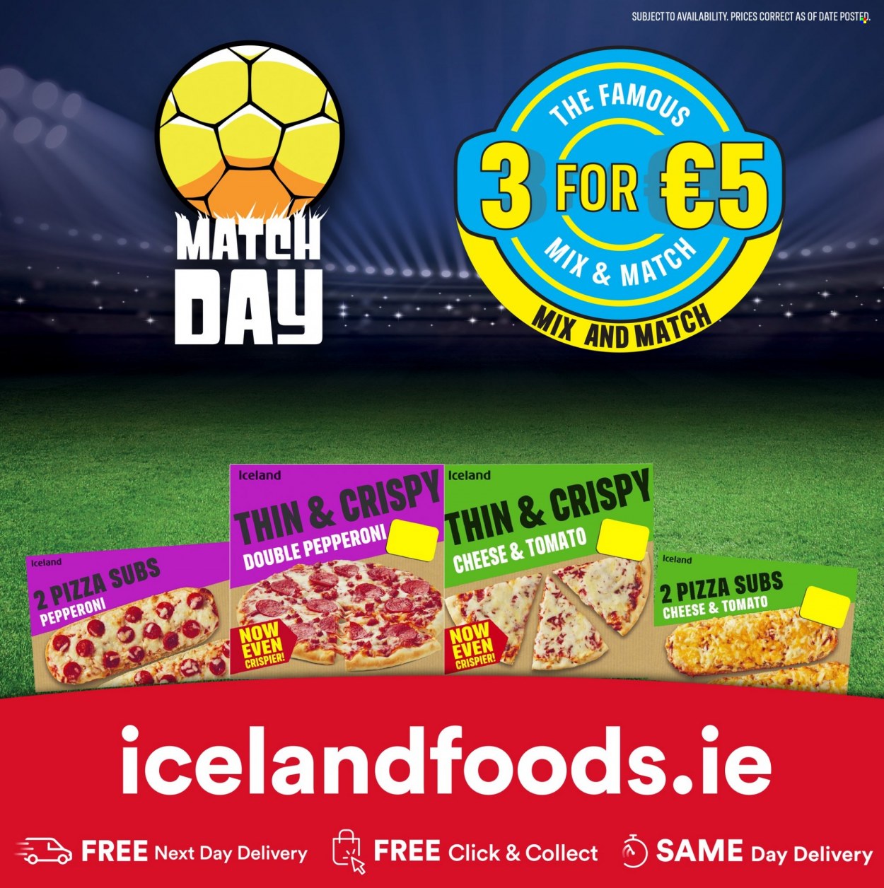 thumbnail - Iceland offer  - Sales products - pizza, pepperoni. Page 12.