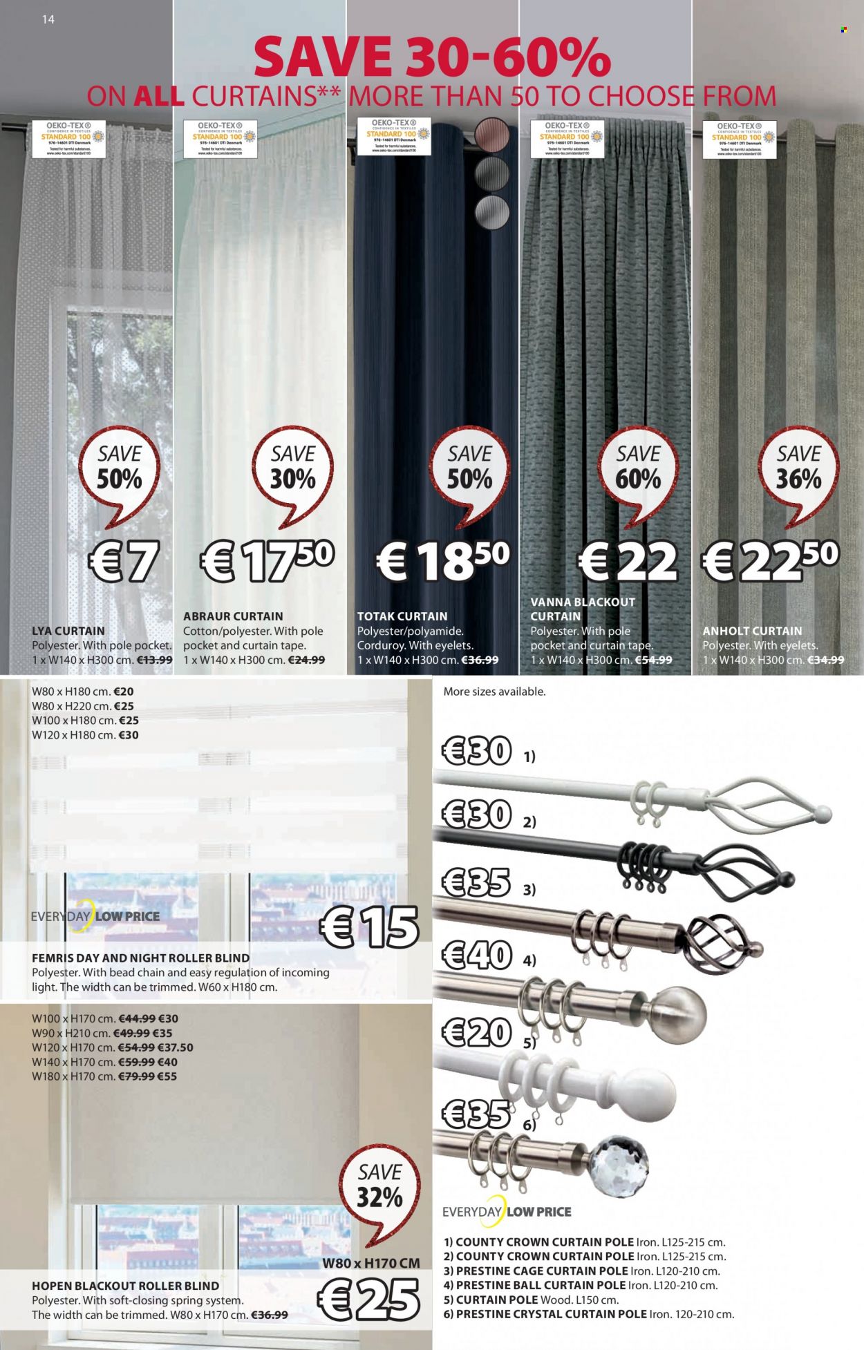 thumbnail - JYSK offer  - 01.12.2022 - 14.12.2022 - Sales products - blackout curtain, curtain, blackout. Page 14.