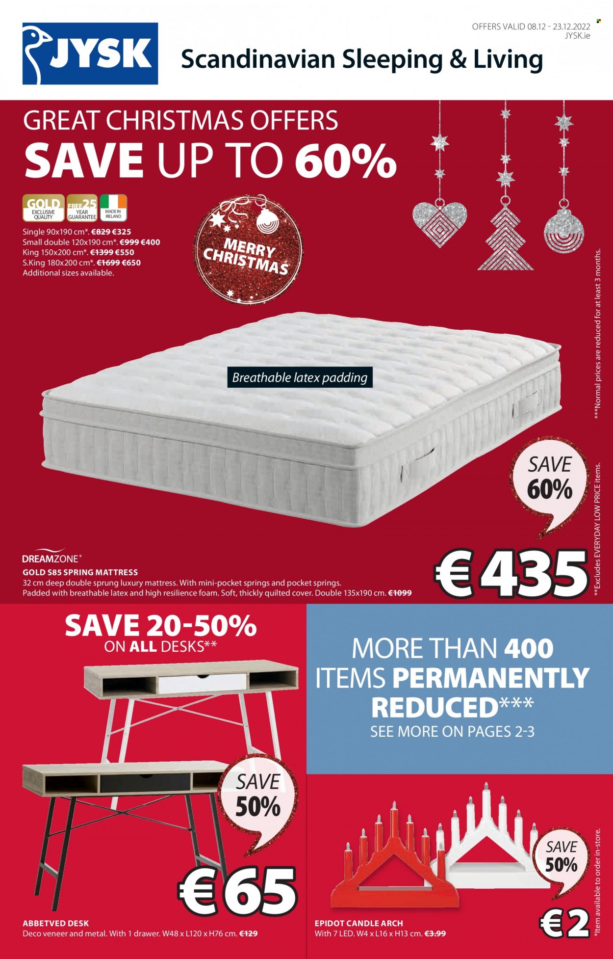 JYSK offer - 08.12.2022 - 23.12.2022. Page 1
