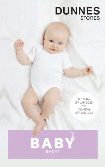 Dunnes Stores offer  - 03.01.2023 - 30.01.2023.