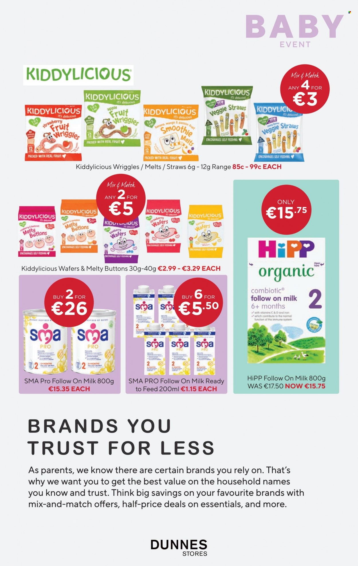 Dunnes Stores offer  - 03.01.2023 - 30.01.2023 - Sales products - beetroot, milk, wafers, Veggie Straws, smoothie. Page 17.