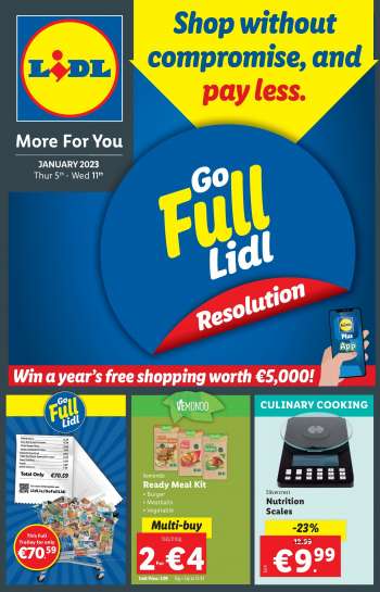 Lidl offer  - 05.01.2023 - 11.01.2023.