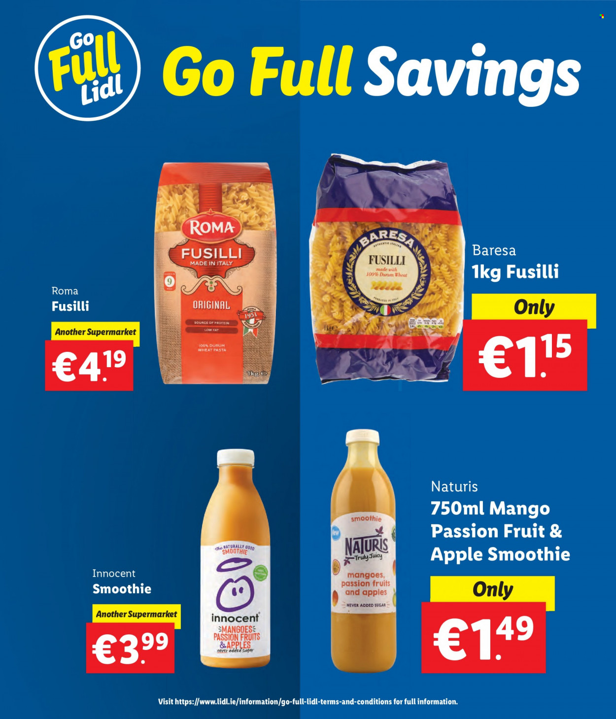 thumbnail - Lidl offer  - Sales products - mango, pasta, smoothie, TRULY. Page 6.