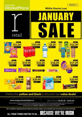 MUSGRAVE Market Place offer  - 01.01.2023 - 14.01.2023.