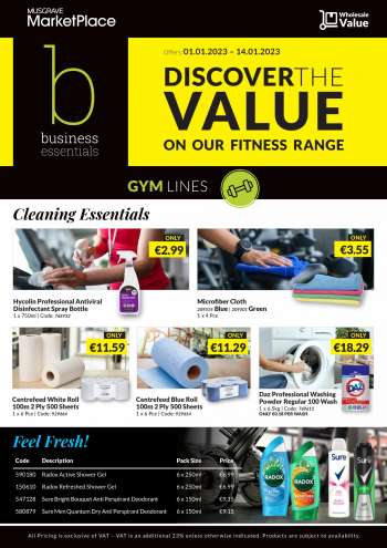 MUSGRAVE Market Place offer  - 01.01.2023 - 14.01.2023.