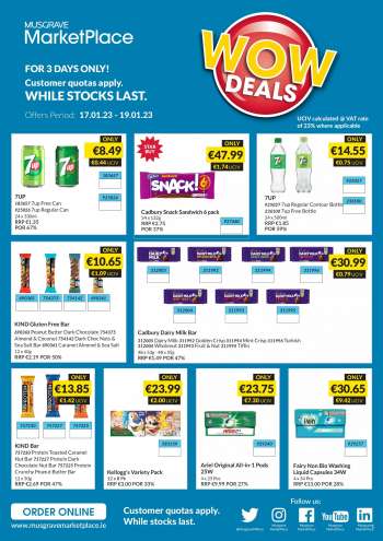 MUSGRAVE Market Place offer  - 17.01.2023 - 19.01.2023.