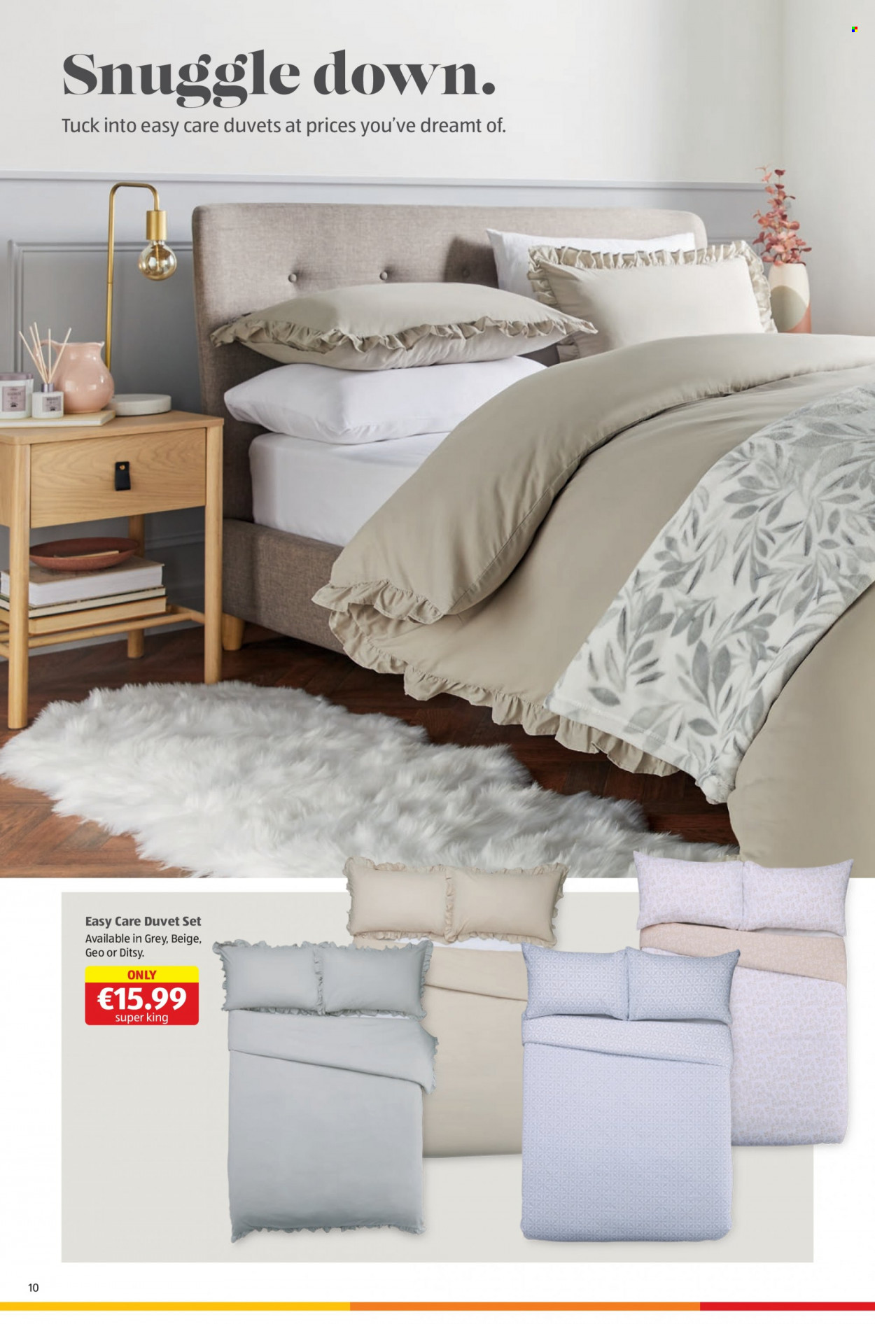 thumbnail - Aldi offer  - 26.01.2023 - 01.02.2023 - Sales products - Snuggle, duvet. Page 10.