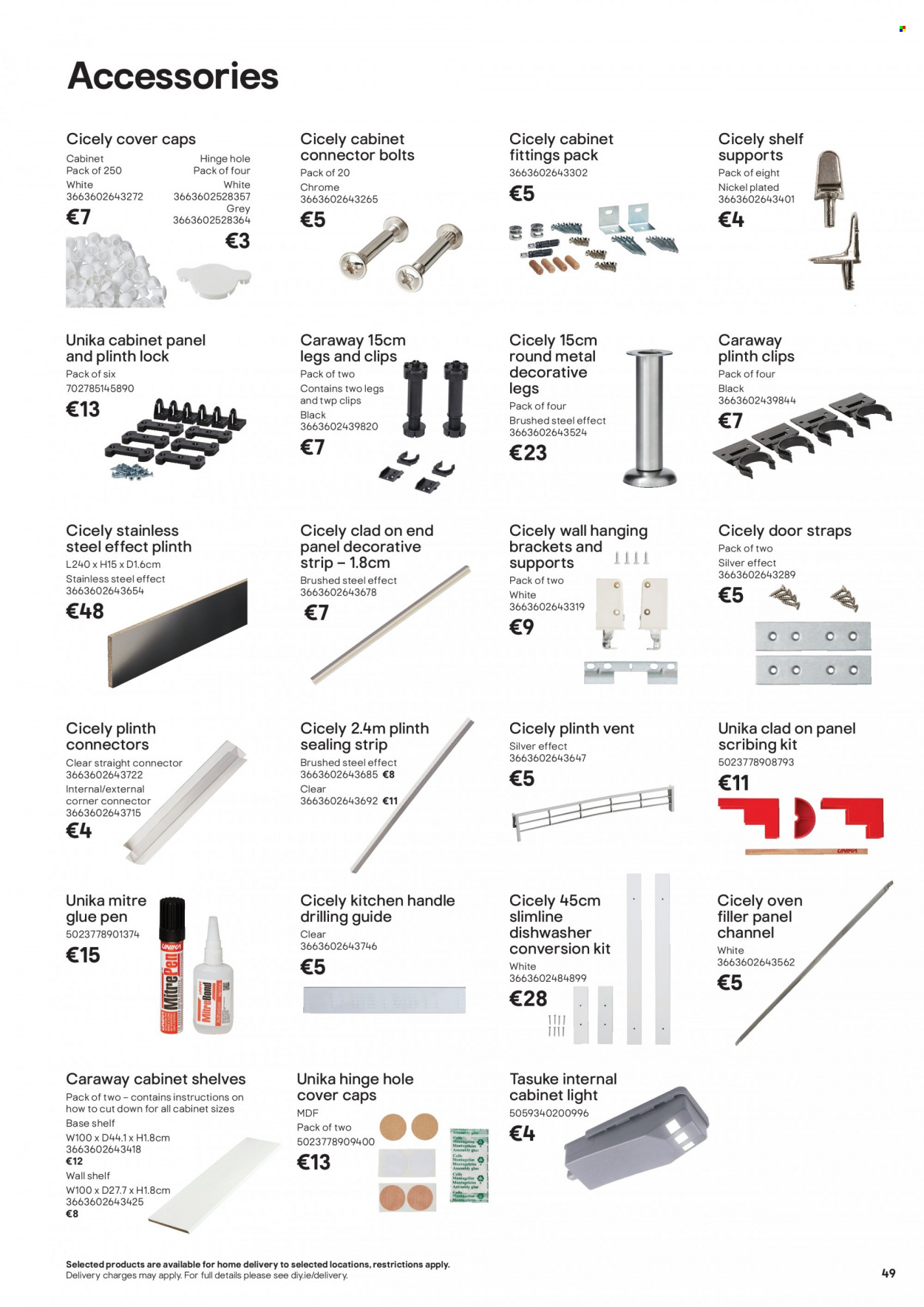 thumbnail - B&Q offer  - Sales products - wall shelf. Page 49.