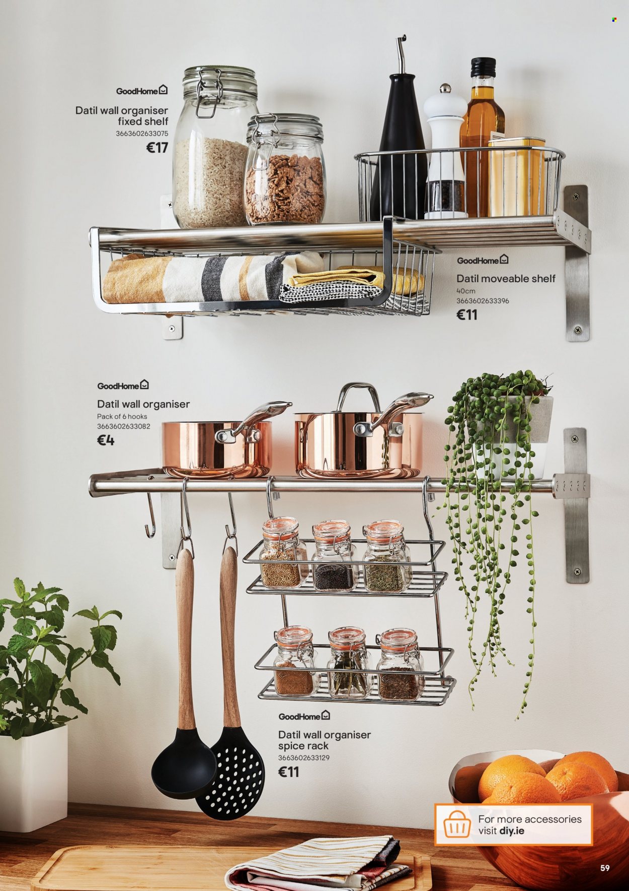thumbnail - B&Q offer  - Sales products - shelves. Page 59.