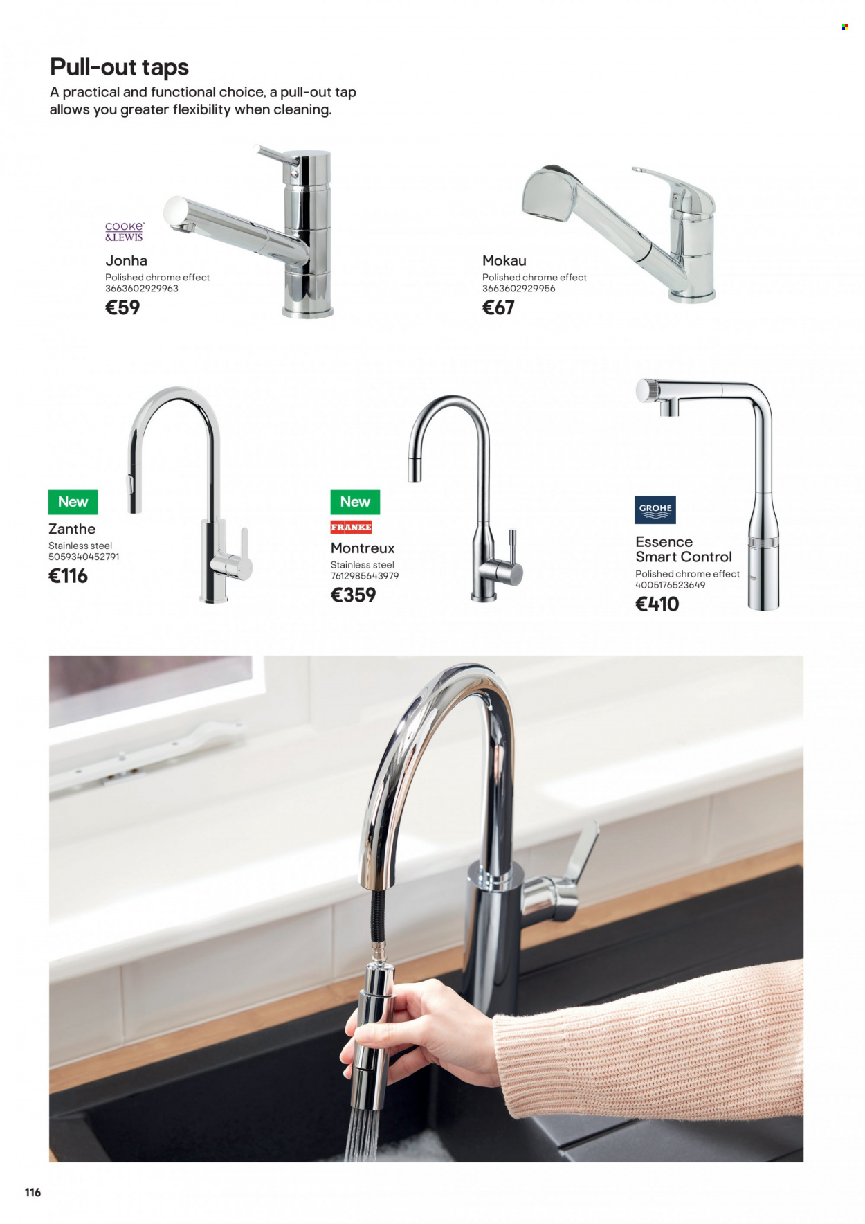 thumbnail - B&Q offer  - Sales products - Grohe. Page 116.