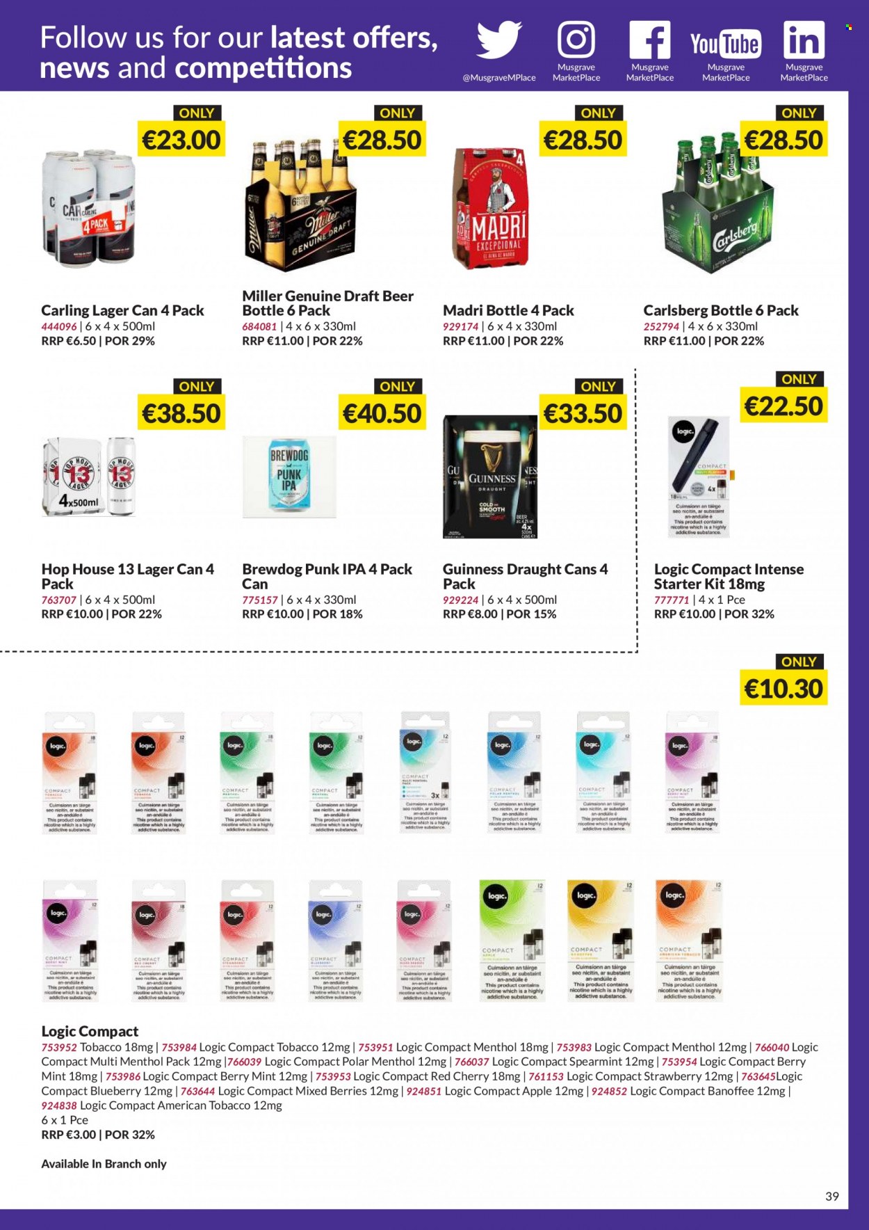 MUSGRAVE Market Place offer - 22.01.2023 - 11.02.2023. Page 39