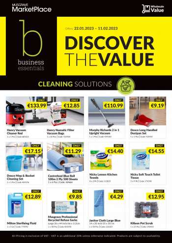 MUSGRAVE Market Place offer  - 22.01.2023 - 11.02.2023.