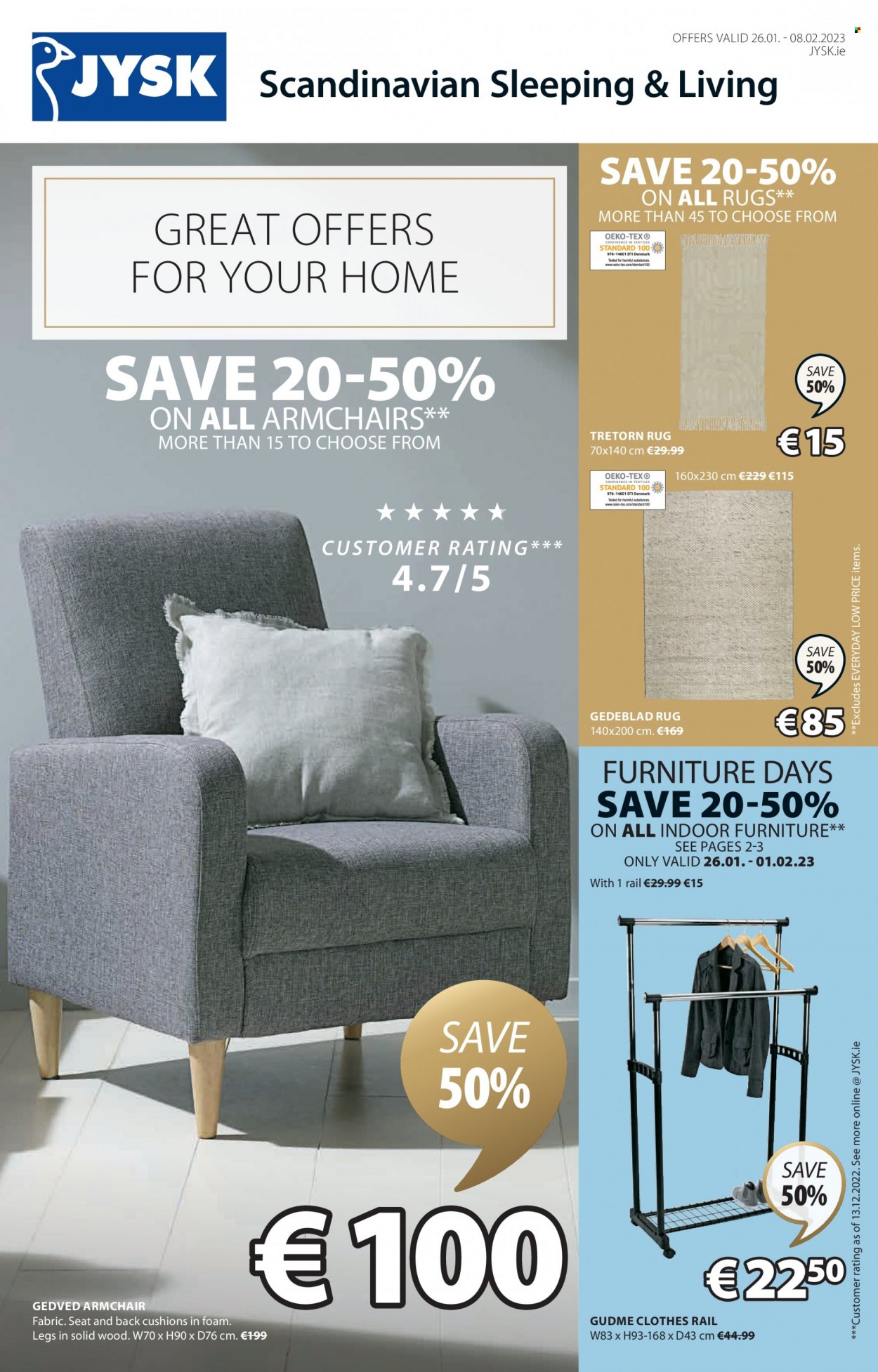 JYSK offer - 26.01.2023 - 08.02.2023. Page 1