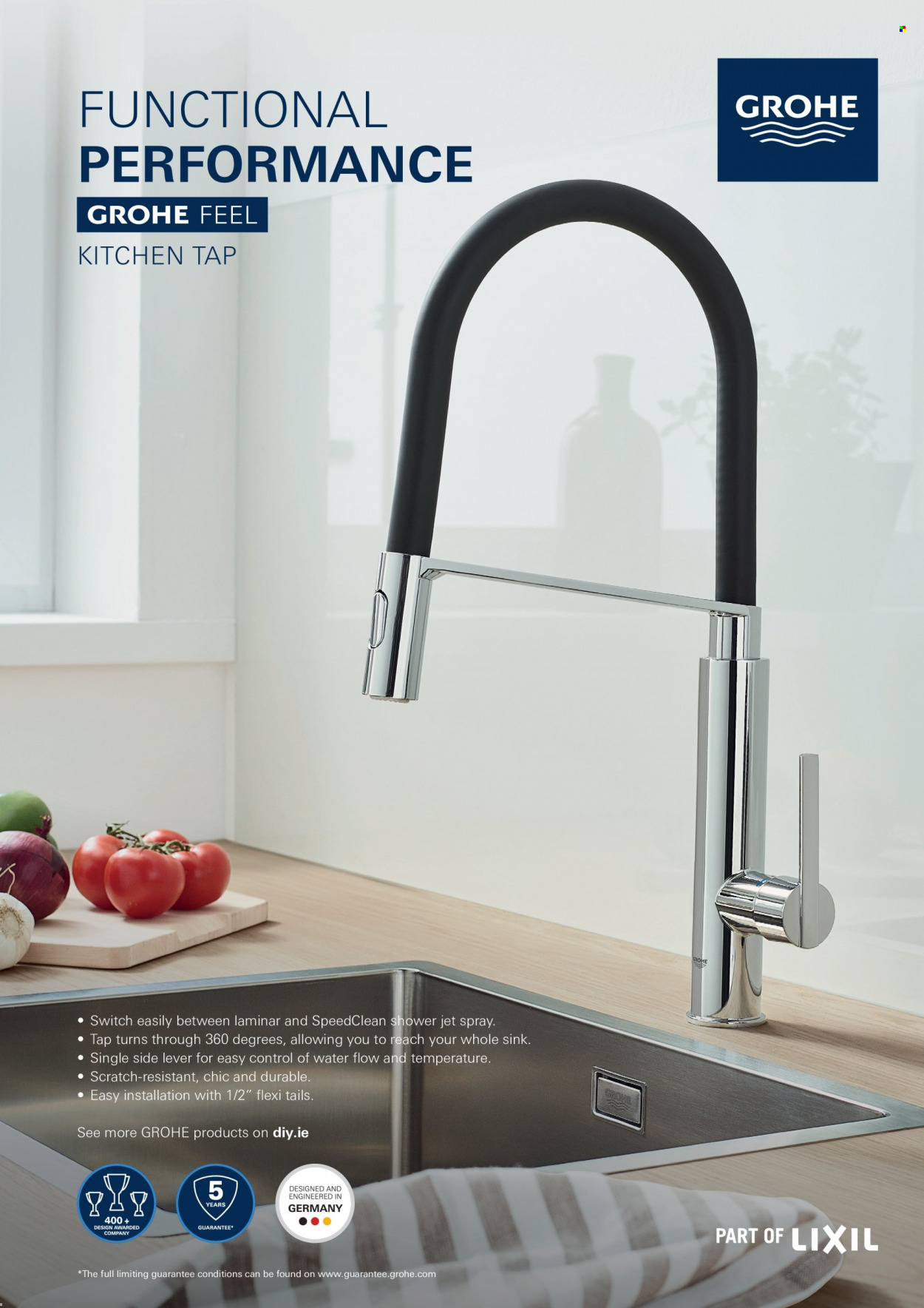 thumbnail - B&Q offer  - Sales products - sink, Grohe, kitchen tap. Page 119.