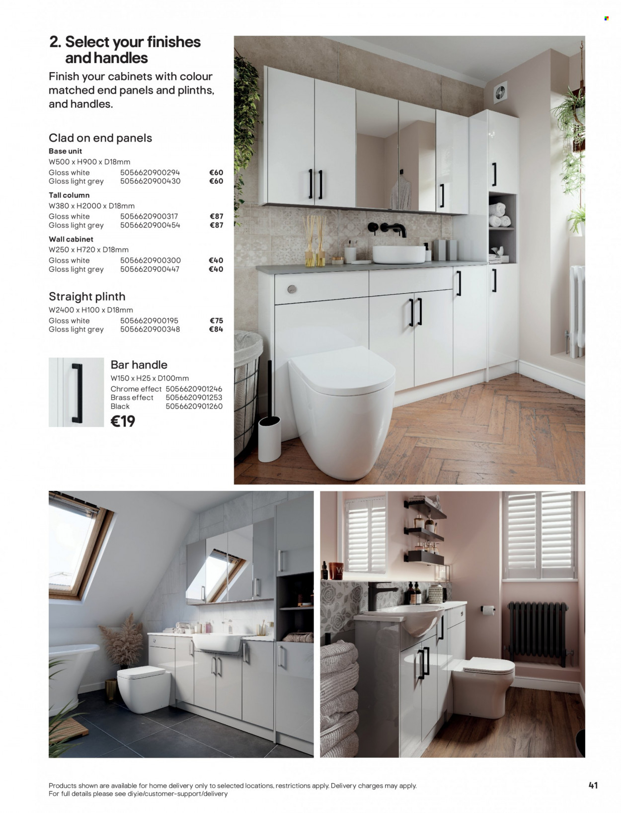 thumbnail - B&Q offer  - Sales products - cabinet, wall cabinet. Page 41.