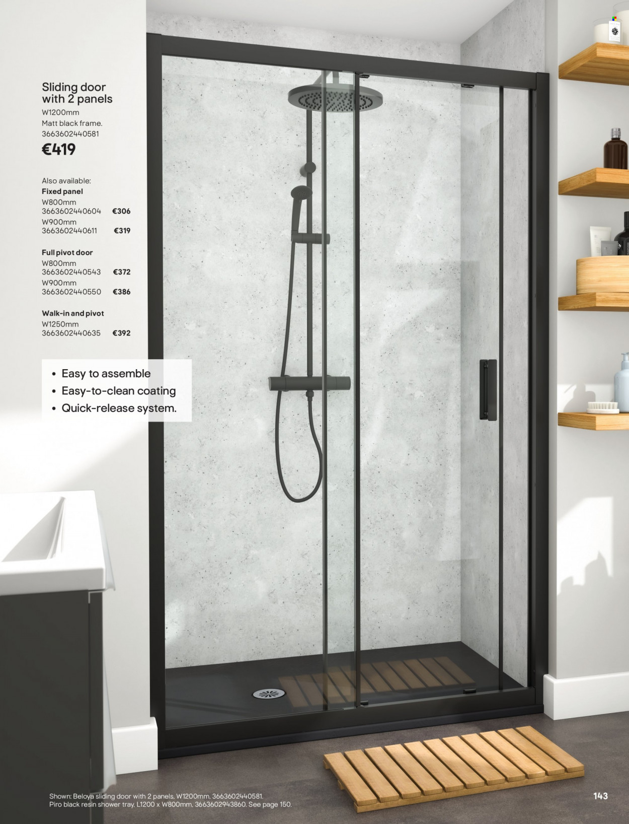 thumbnail - B&Q offer  - Sales products - sliding door. Page 143.