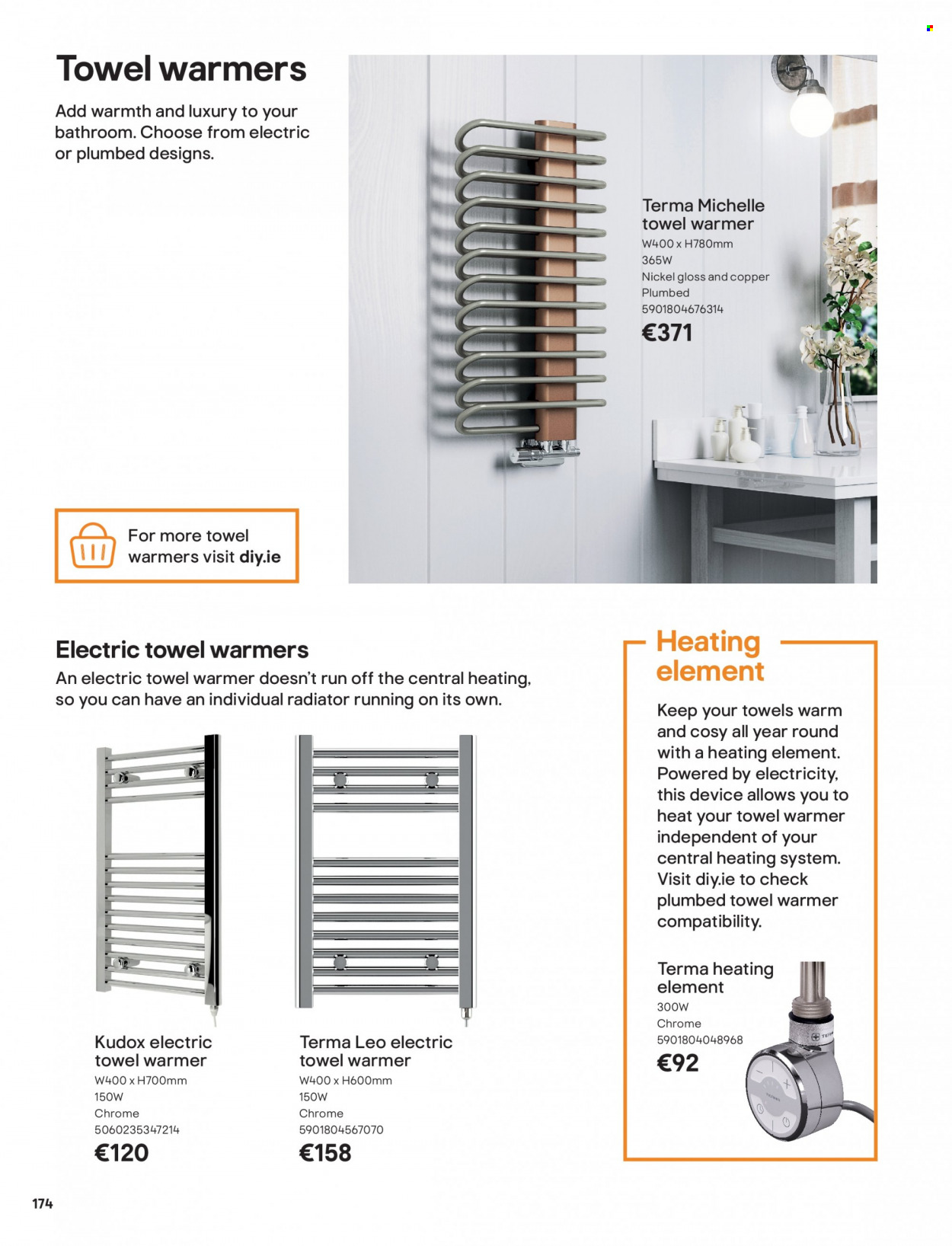 thumbnail - B&Q offer  - Sales products - towel. Page 174.