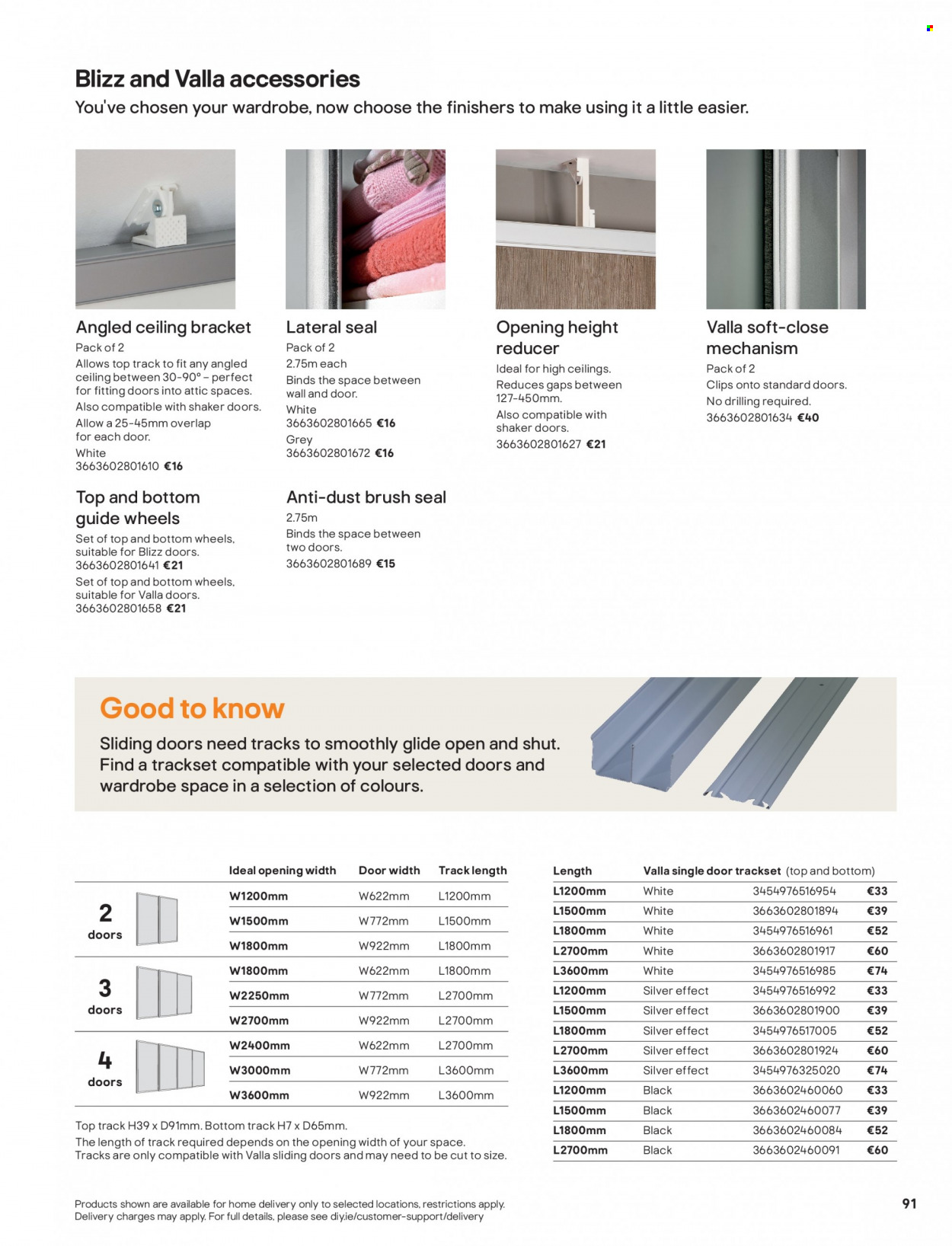 thumbnail - B&Q offer  - Sales products - wardrobe, brush. Page 91.