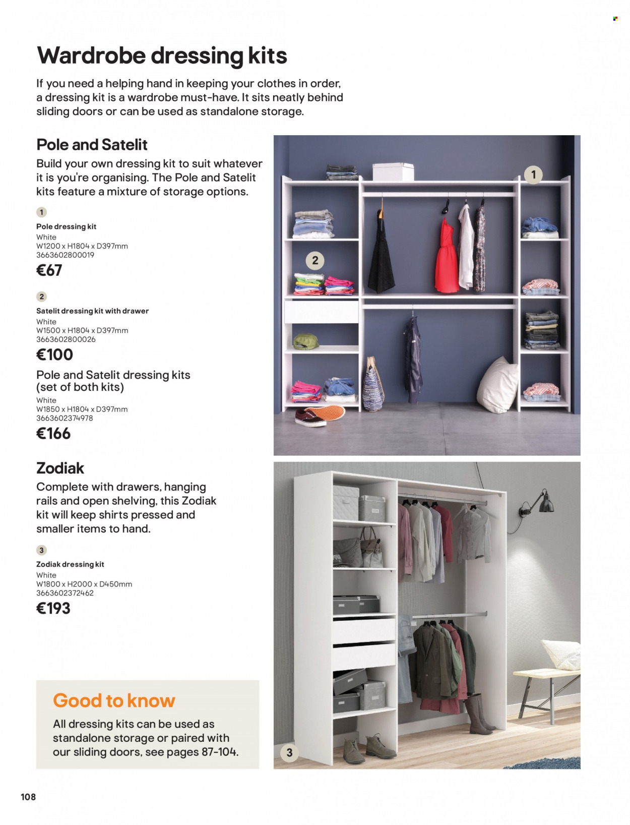 thumbnail - B&Q offer  - Sales products - wardrobe. Page 108.