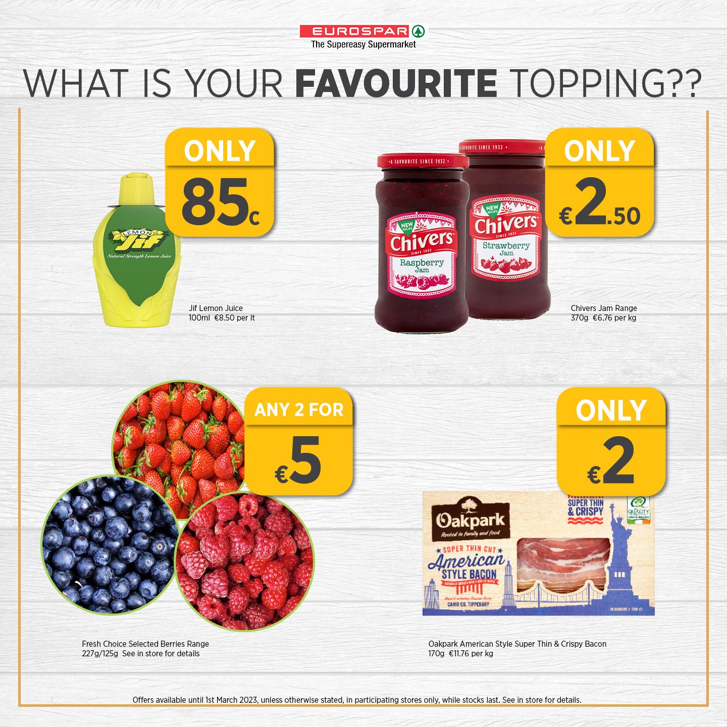 EUROSPAR offer - 17.02.2023 - 01.03.2023. Page 1