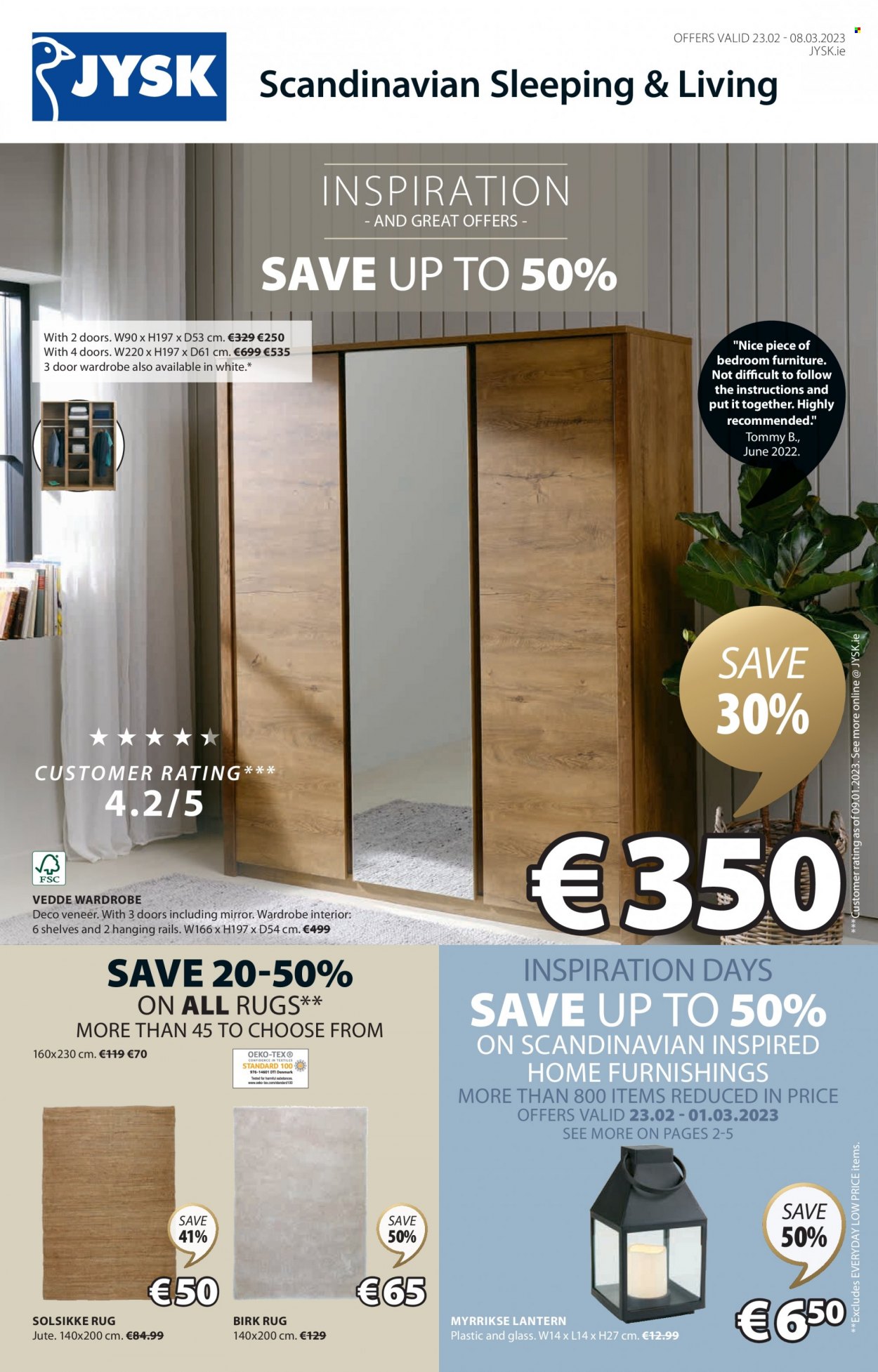 JYSK offer - 23.02.2023 - 08.03.2023. Page 1