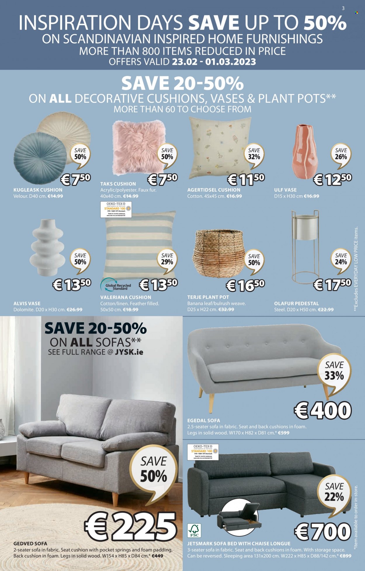JYSK offer - 23.02.2023 - 08.03.2023. Page 3