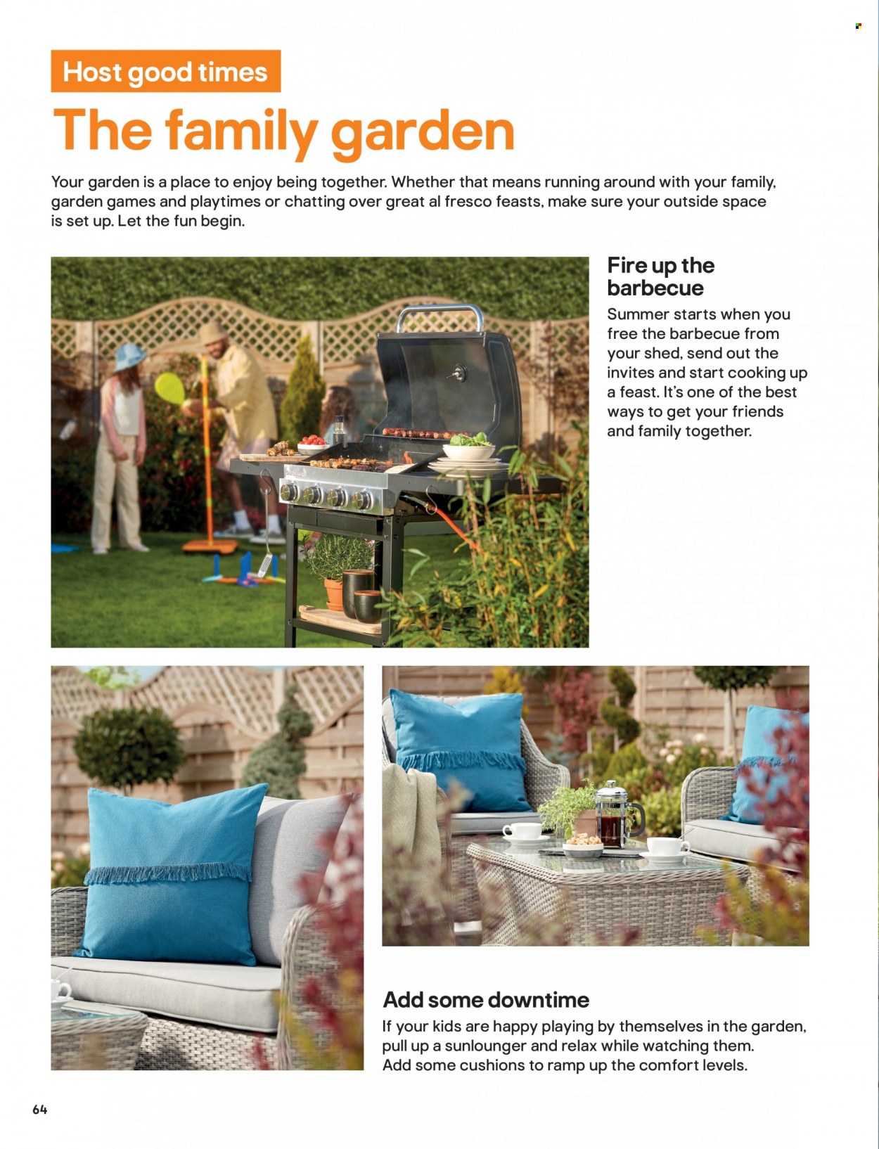 thumbnail - B&Q offer  - Sales products - cushion. Page 64.