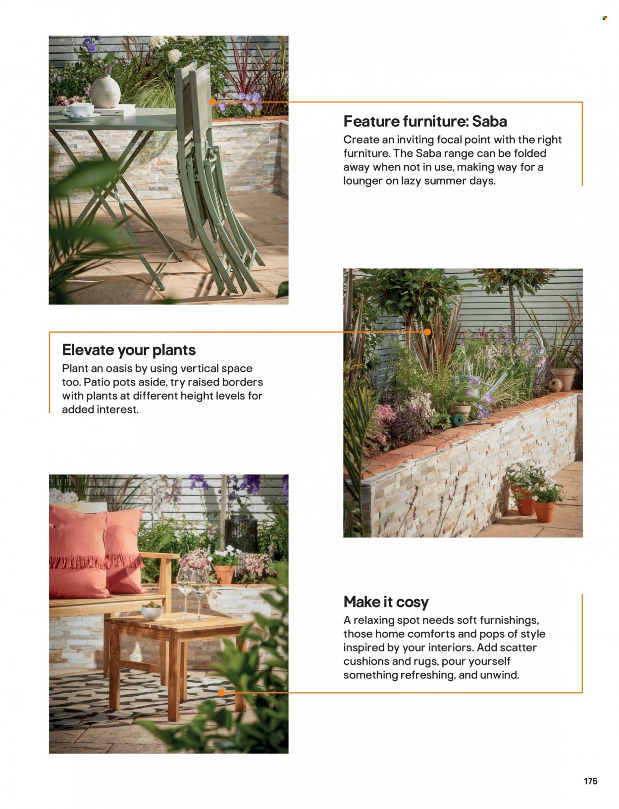 thumbnail - B&Q offer  - Sales products - cushion, rug. Page 175.