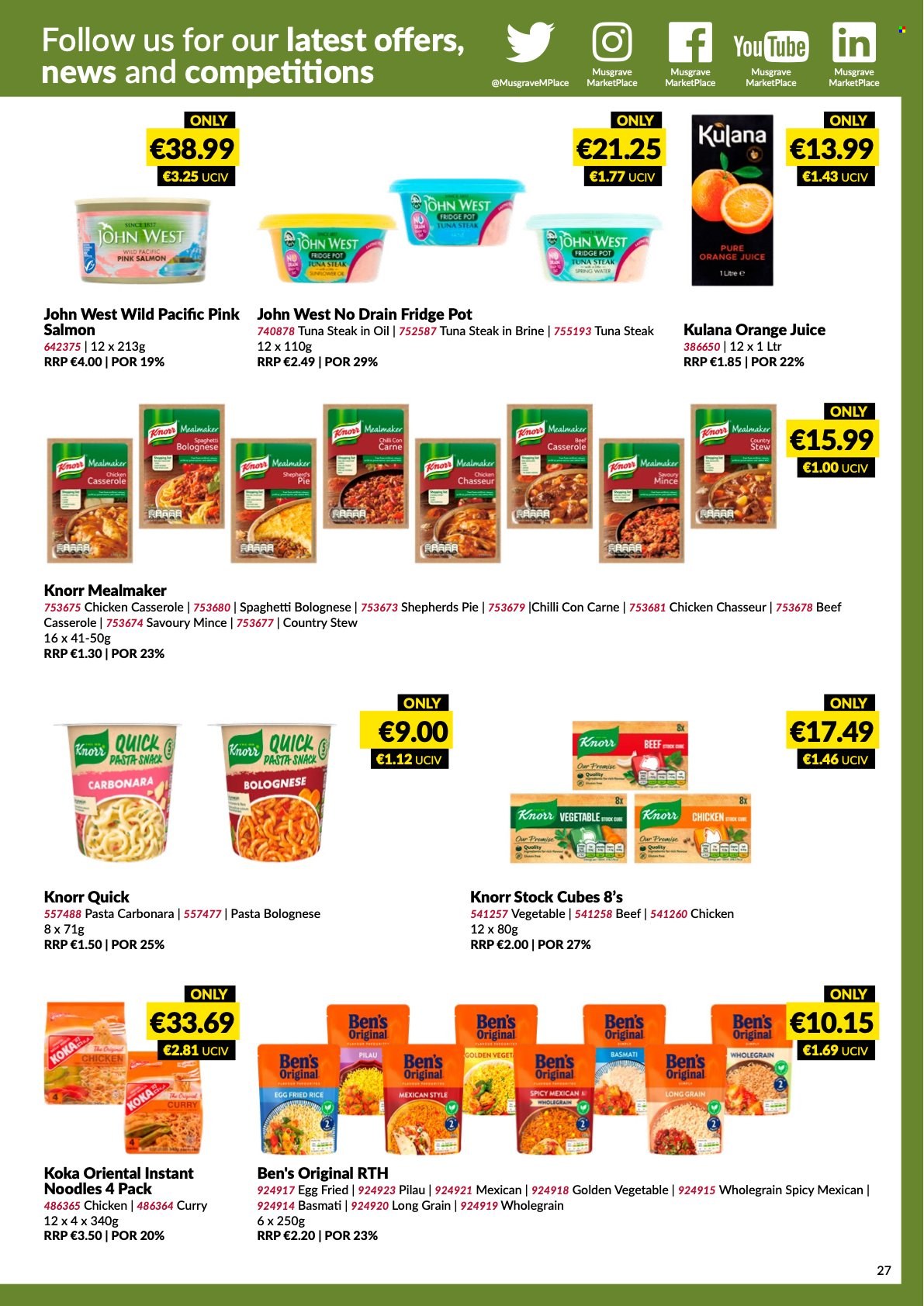 MUSGRAVE Market Place offer - 12.03.2023 - 08.04.2023. Page 27