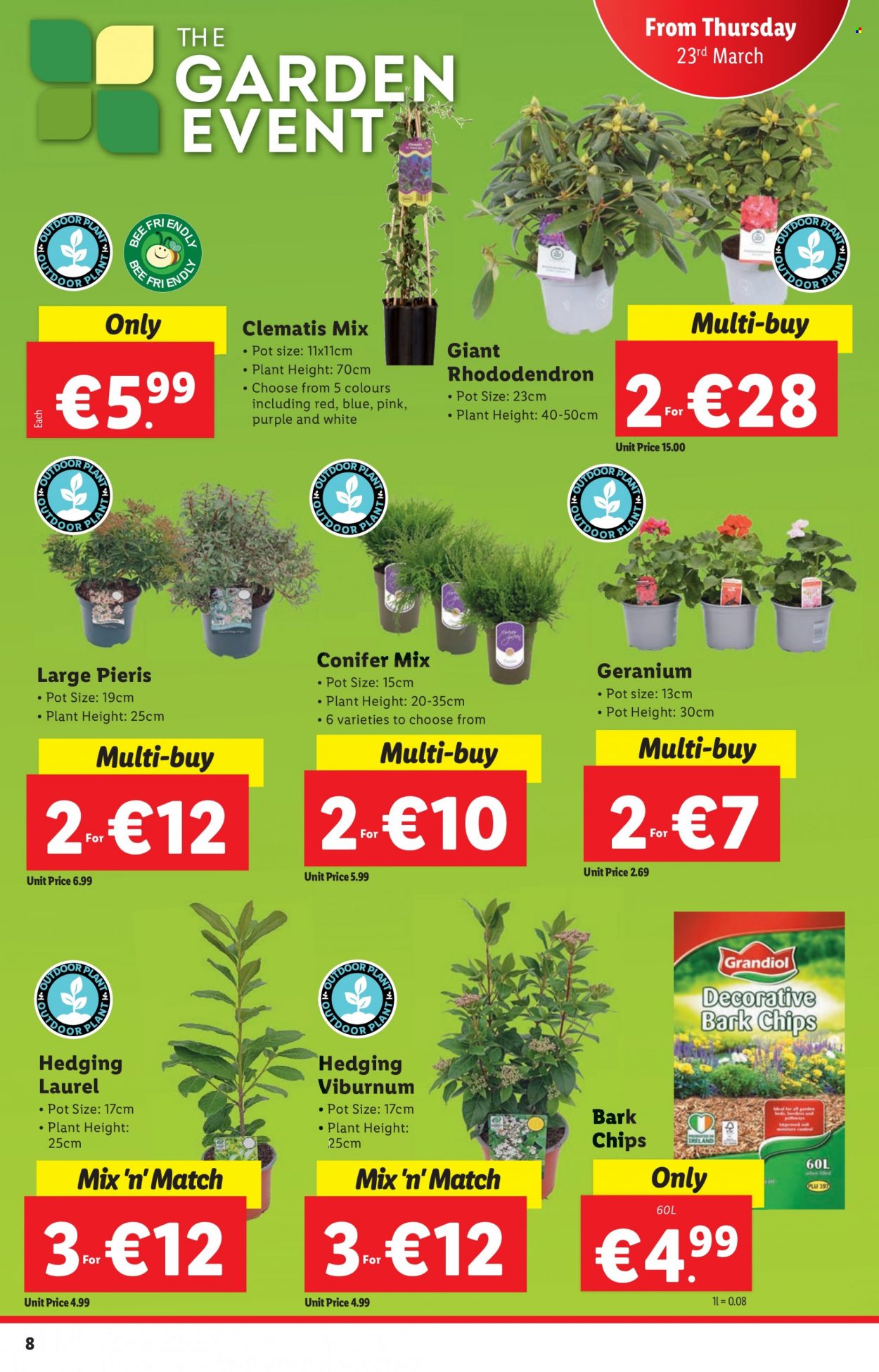 thumbnail - Lidl offer  - 23.03.2023 - 29.03.2023 - Sales products - bed, chips, pot. Page 8.