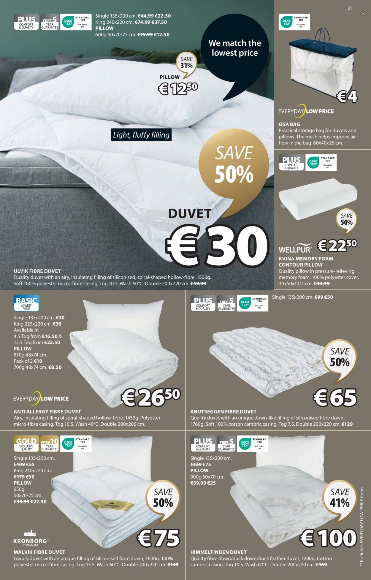 JYSK offer - 16.03.2023 - 29.03.2023. Page 21