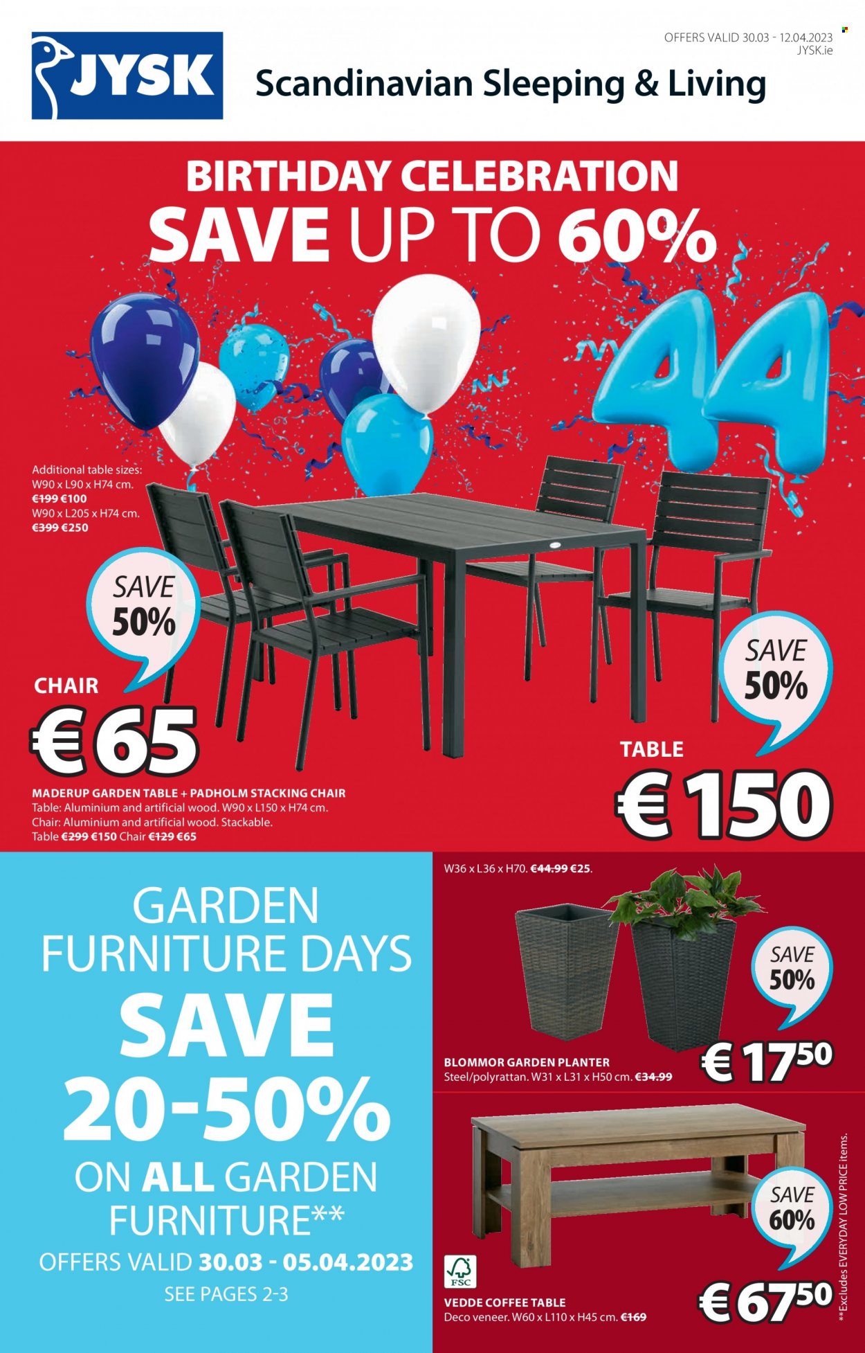 JYSK offer - 30.03.2023 - 12.04.2023. Page 1