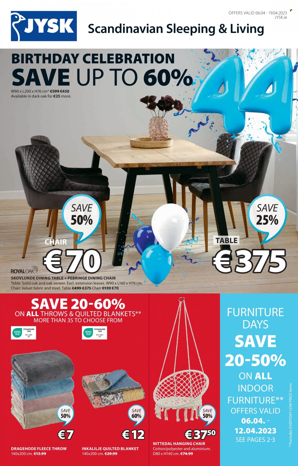 JYSK offer - 06.04.2023 - 19.04.2023. Page 1